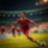 A thrilling moment from an Asian Cup match