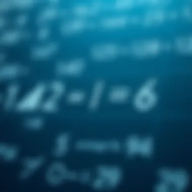 Mathematical symbols representing averages