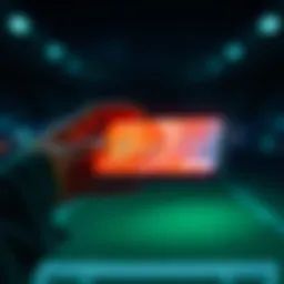 Conceptual representation of digital wallet technology