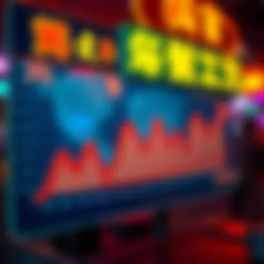 Graph showing historical lottery winnings trends