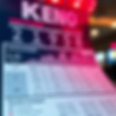 A statistical analysis chart depicting winning strategies for Keno players.