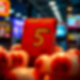 Visual representation of lottery number selection strategies