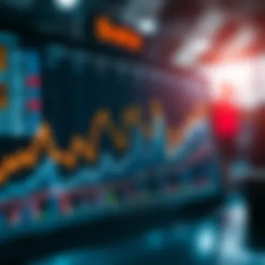 An analytical graph showing trends in lottery and sports betting