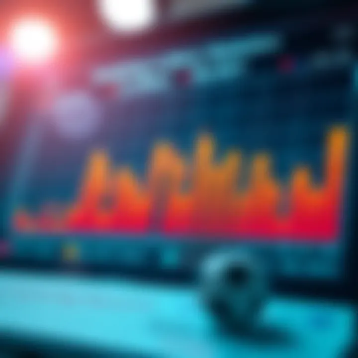 Graph showing lottery statistics