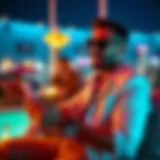 The Glamorous Life of a Lottery Winner A luxurious lifestyle captured in a vibrant Instagram post