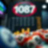 Statistics of Lotto 1087 Graphical representation of lottery statistics