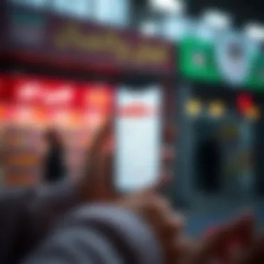 A smartphone displaying a lottery results application