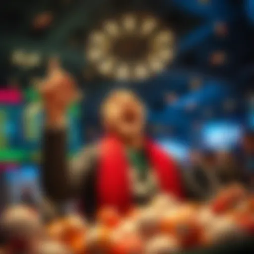 Excitement of winning