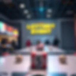 Conceptual illustration of a lottery event