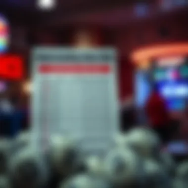 Infographic detailing lottery odds and statistics