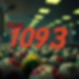 Visual representation of lottery number patterns