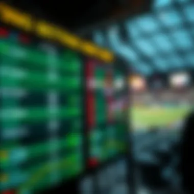 Understanding Sports Betting Odds A visual representation of sports betting odds displayed on a screen