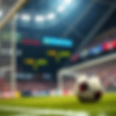 Data visualization for sports betting statistics