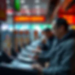 Illustration of lottery ticket selection process