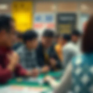 Community engagement in lottery discussions