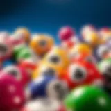 Colorful lottery balls representing chance and randomness in Lotto