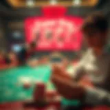 A conceptual image representing luck and fortune in gambling