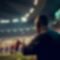 Conceptual illustration of over-under betting mechanics