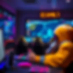 Illustration of a secure online gaming environment