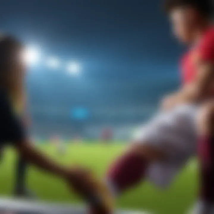 An engaging user experience on a soccer gaming platform