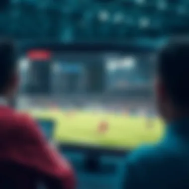 Dynamic soccer betting platform interface