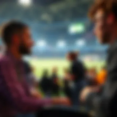 Building a Community Around Sports Analysis Diverse community engaging with sports analytics