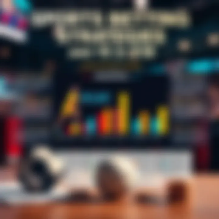 An infographic depicting various sports betting strategies