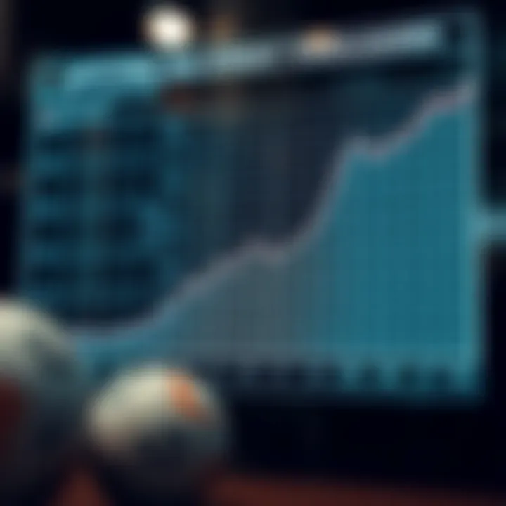 Graph showing statistical patterns in lottery numbers