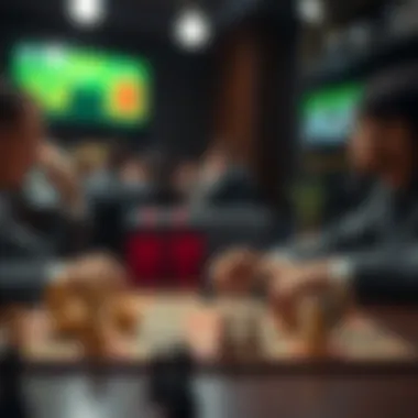 A strategic board game symbolizing decision-making in betting