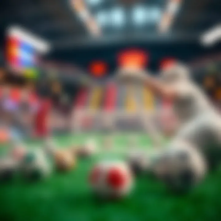 Visual representation of lottery and sports betting