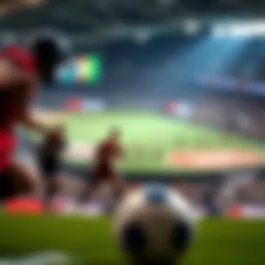 Visual representation of sports betting options and trends