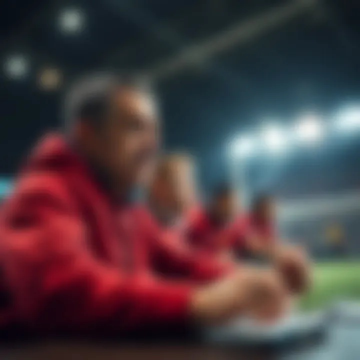 Engaging graphic of fantasy sports strategy