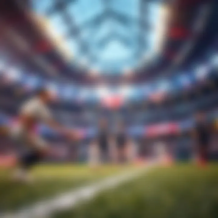 Conceptual image of technology in betting platforms