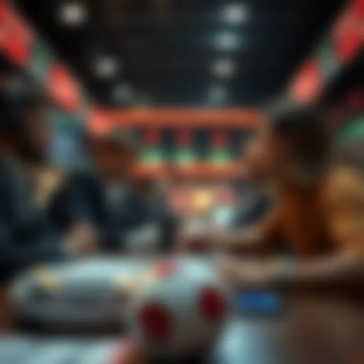 A conceptual image of decision-making in betting