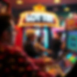 An illustration representing lottery excitement