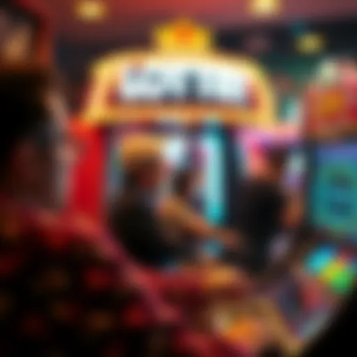 An illustration representing lottery excitement