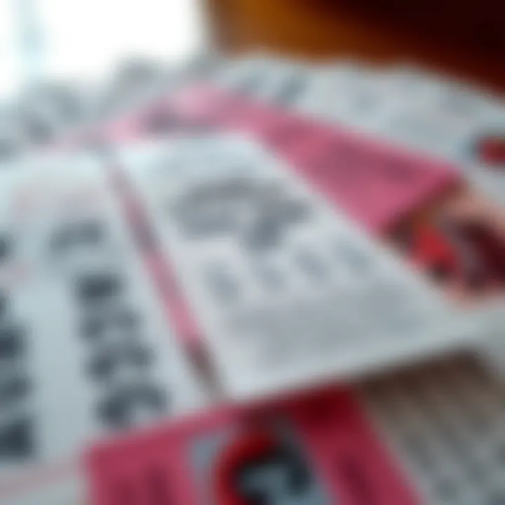 Collection of Winning Lottery Tickets A compilation of past winning lottery tickets for reference